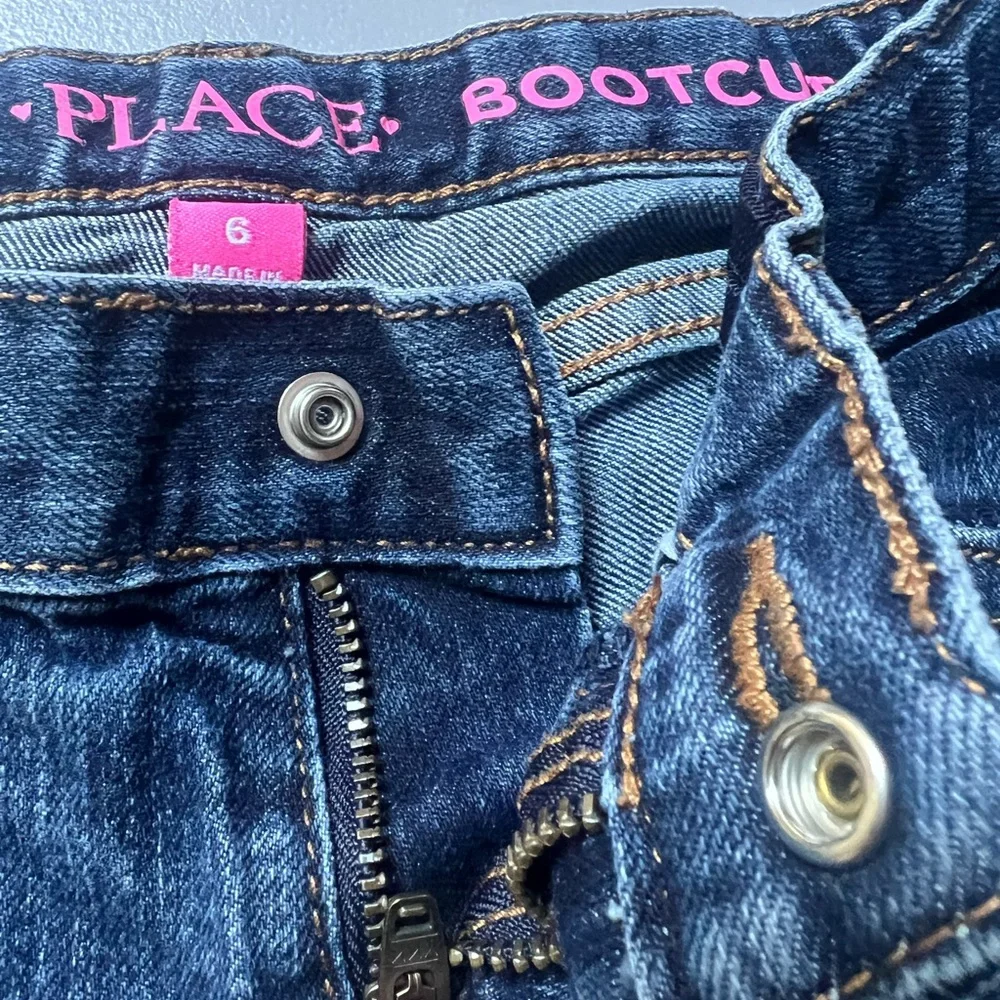 The‎ Childrens Place Jeans Girls Bootcut Adjustable Waist Denim Blue Size 6